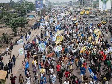 Police fire tear gas to break up Congo protests against constitutional changes