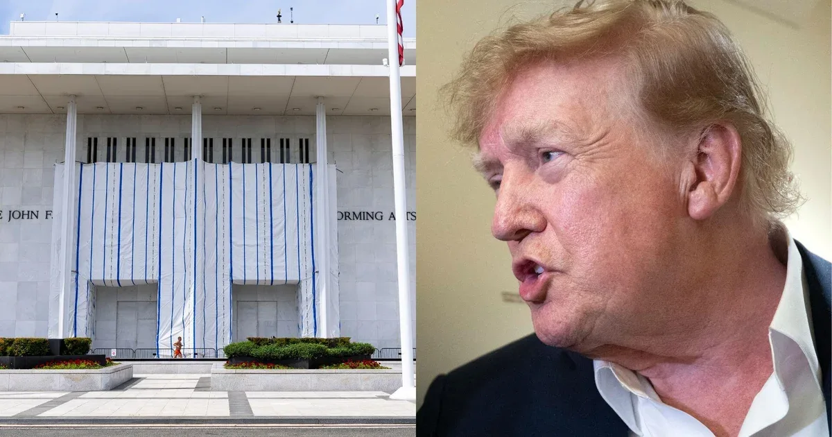 Trump threatens to stop Kennedy Center renovation if his name isn't added back to building