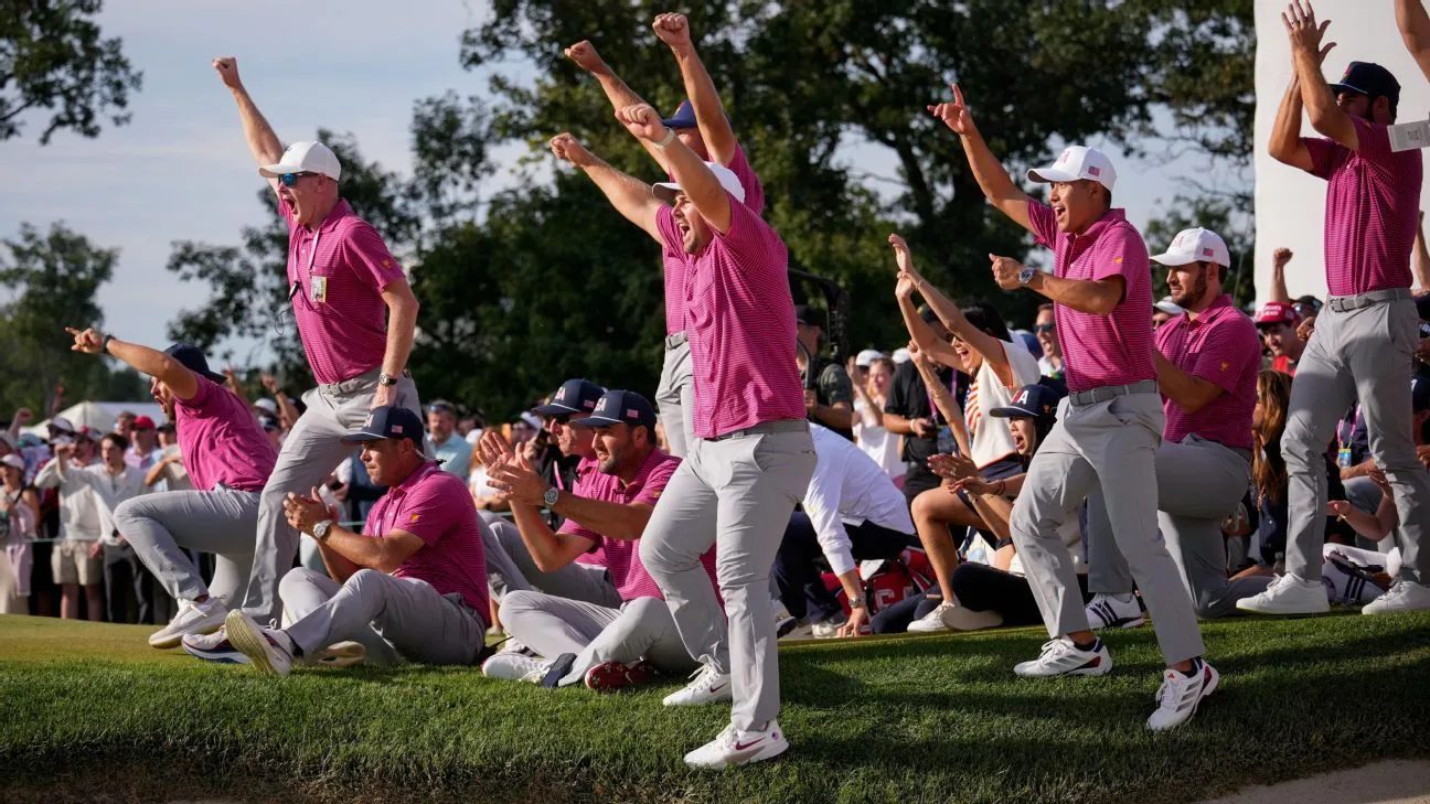 U.S. rallies to win 11th straight Presidents Cup
