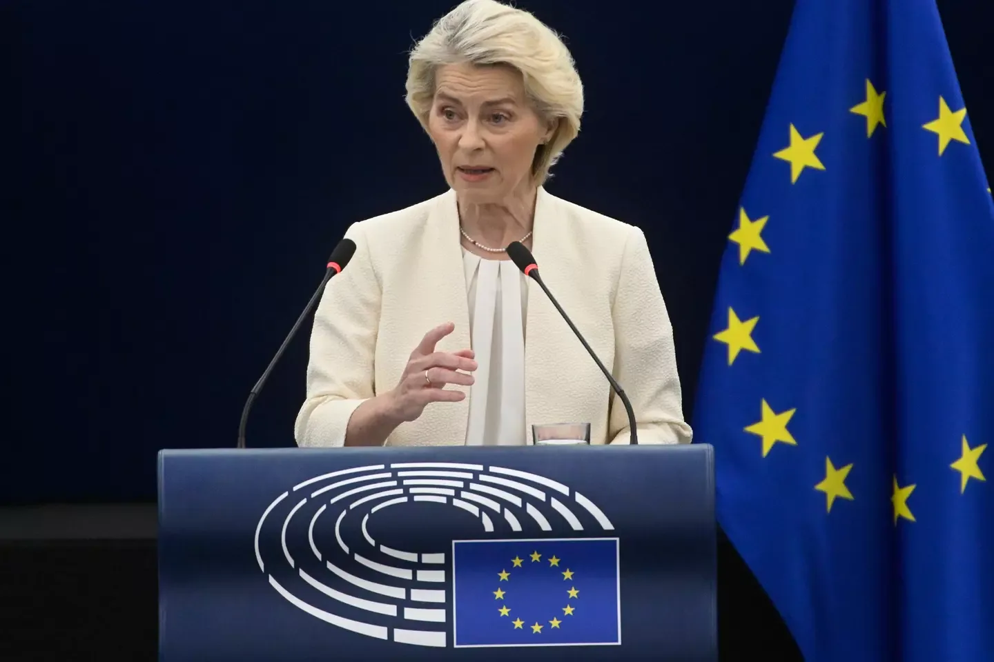 EU chief sets out her vision for Europe's future in a key speech watched by Canada's Mark Carney