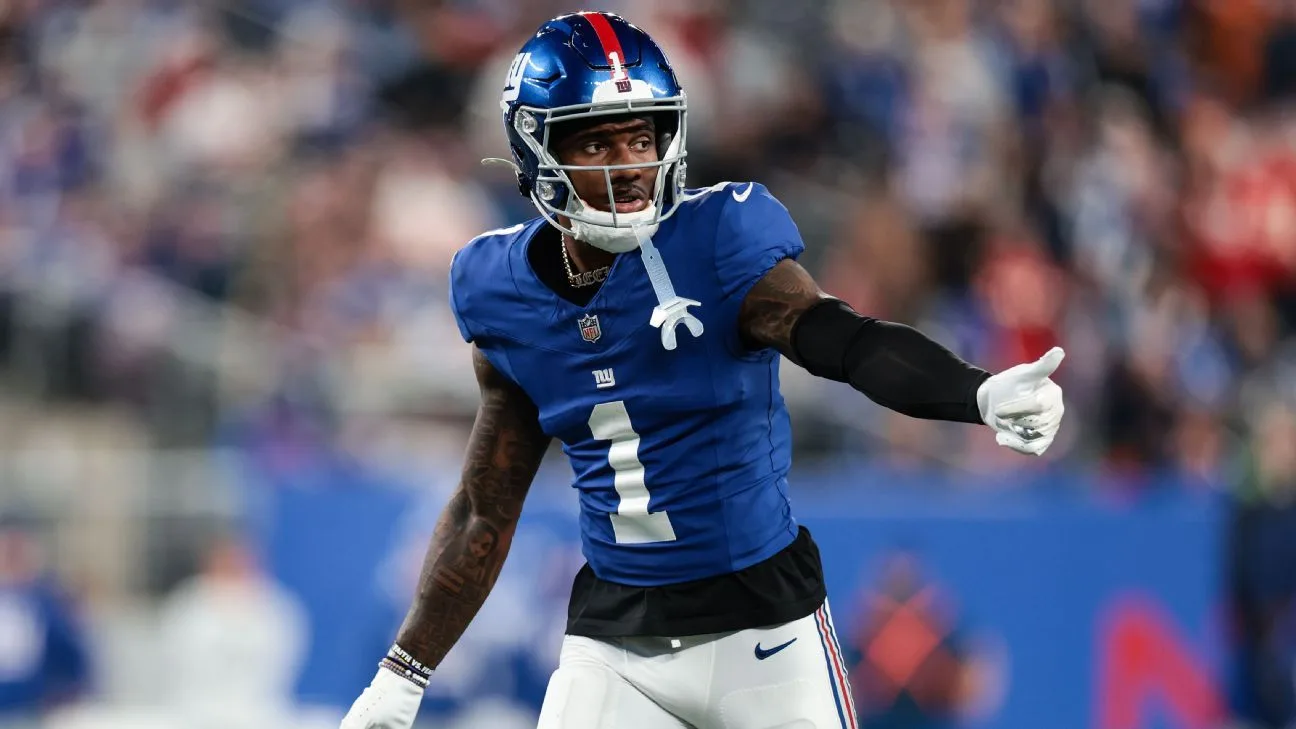 Giants' Nabers says it will be his call if he plays against Cowboys