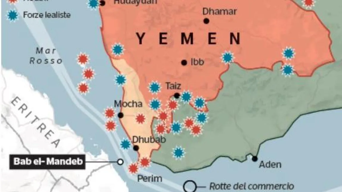 Battaglia in Yemen, gli Houthi resistono. E il nodo di Bab el-Mandeb rimane sotto scacco