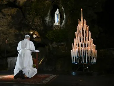 Pope brings message to protect life to French shrine at Lourdes known for miraculous cures