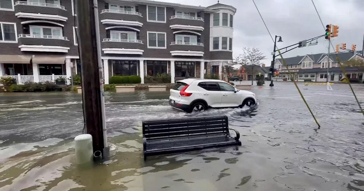 Watch: Videos show aftermath of nor'easter as streets flooded, events cancelled