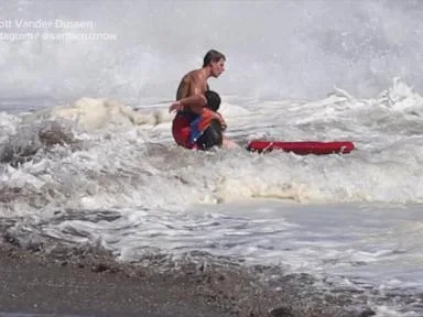 WATCH: America Strong: Lifeguard heroically who rescues boy speaks out for the first time
