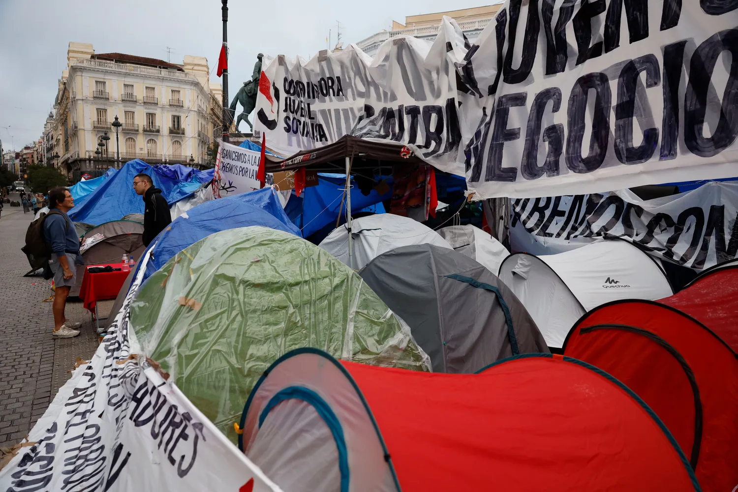 La justicia rechaza de nuevo el desalojo de la Puerta del Sol después de recibir las alegaciones de la Delegación del Gobierno