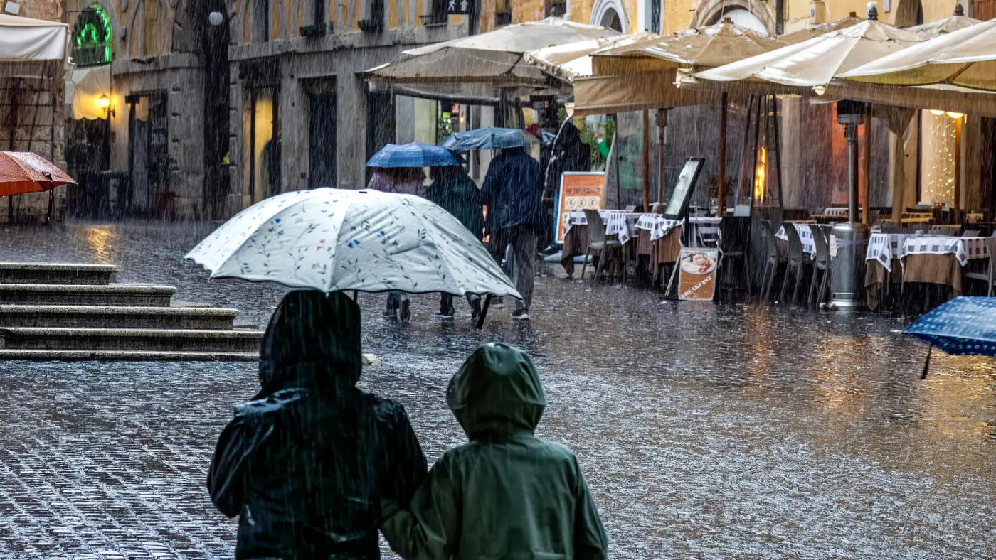 Nuova ondata di maltempo al Centro-Sud, allerta gialla in sette regioni