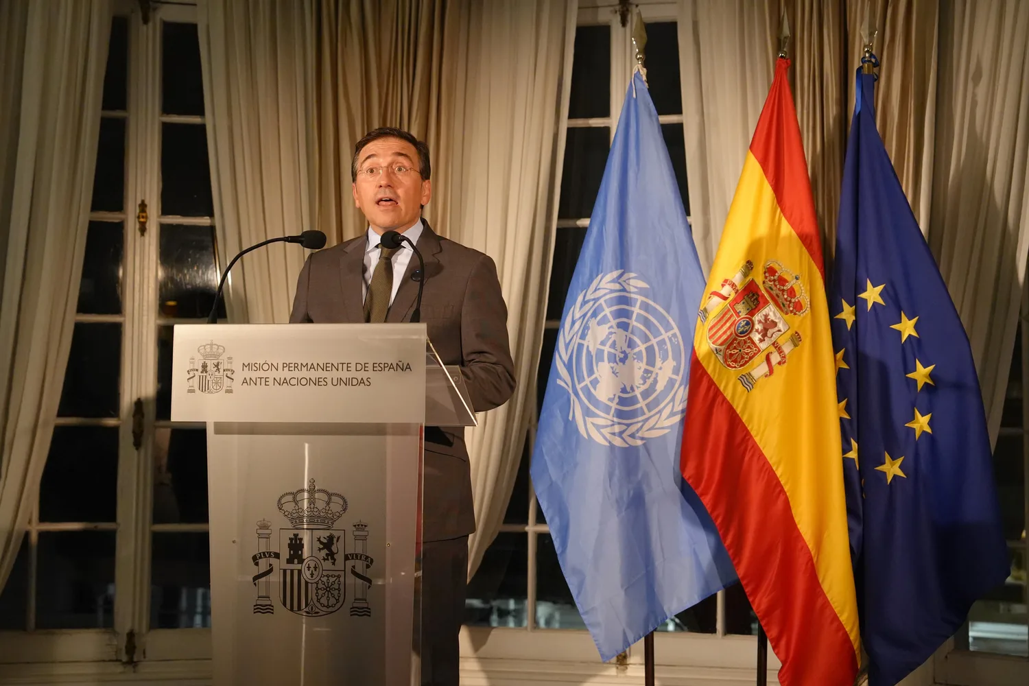 Albares y el marroquí Burita se ven en Nueva York para agilizar la devolución de inmigrantes y prevenir nuevos saltos