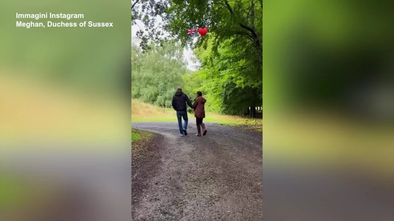 Harry e Meghan in Gran Bretagna, tra passeggiate e gite al lago