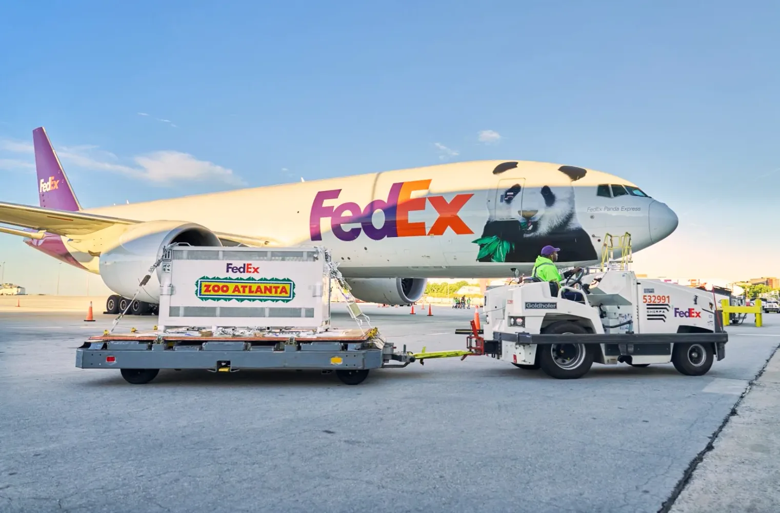 Giant pandas arrive in Atlanta as part of 10-year US-China agreement