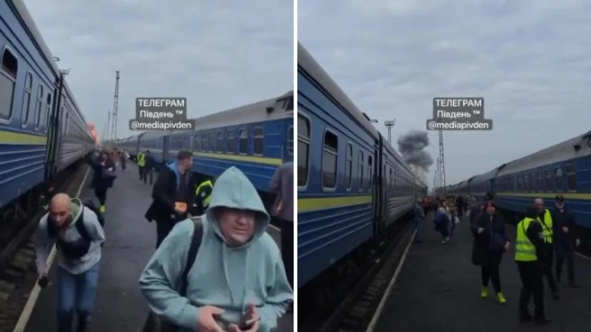 Il raid sul treno al confine con la Polonia: l'esplosione scatena il panico in stazione