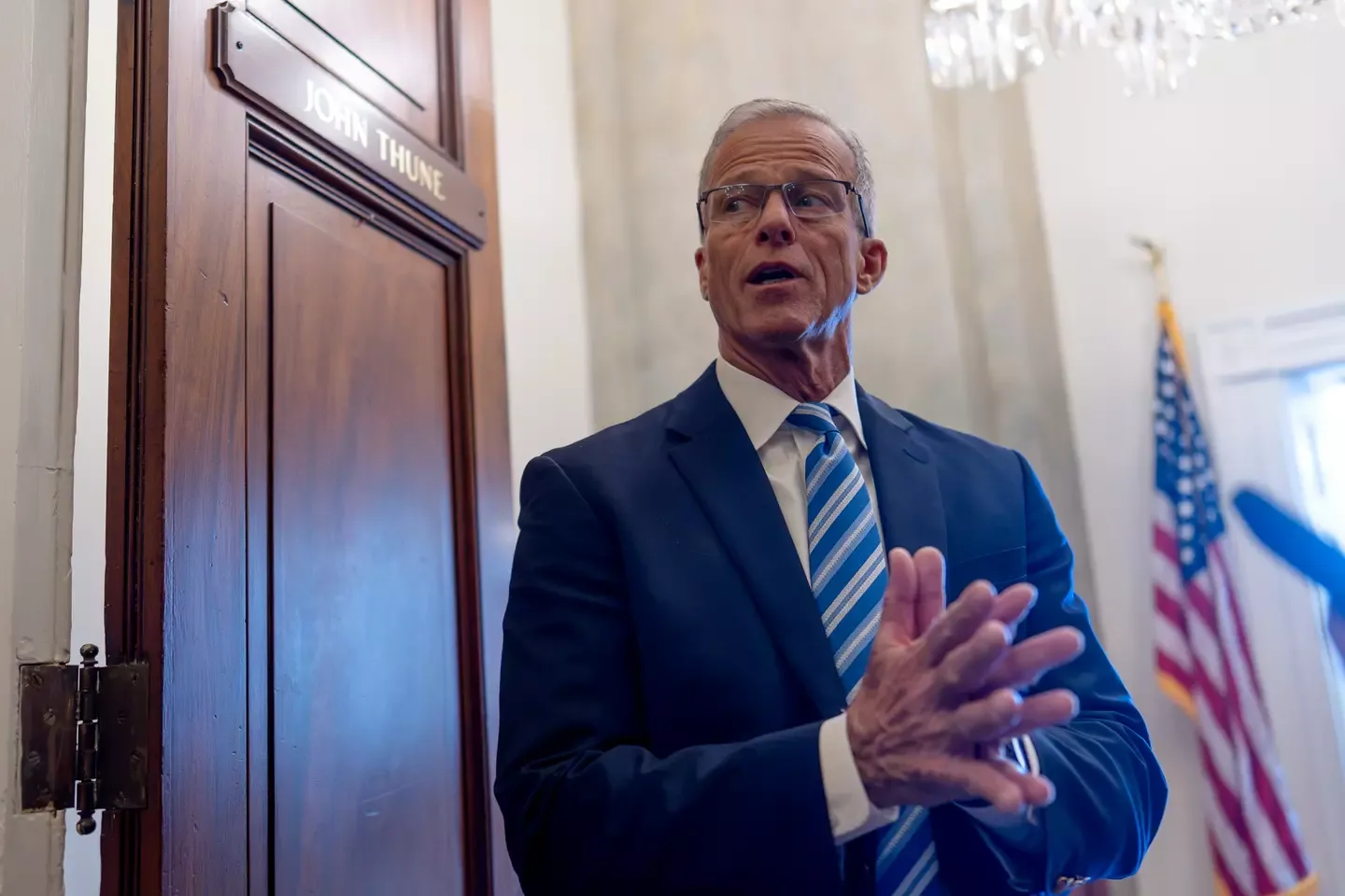 John Thune wants a 'light touch' on AI regulation, expects to soon have a bipartisan bill
