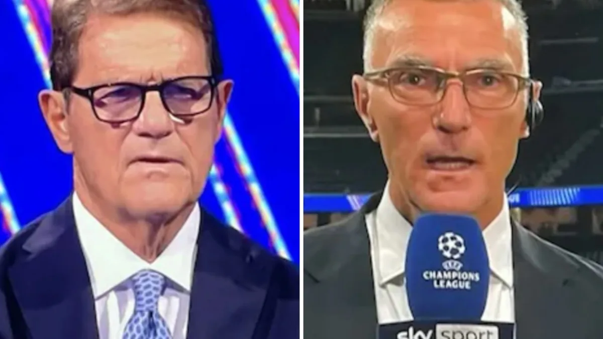 «Riguardati la partita Beppe». «L'ho fatto mister...»: il siparietto in tv di Capello e Bergomi dopo Real-Inter