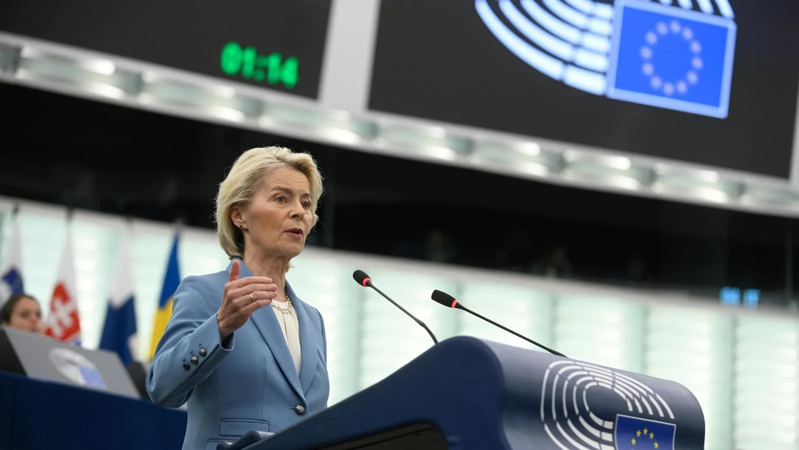 Von der Leyen: “Lanceremo una task force europea per acquistare energia. Sostegni siano mirati”