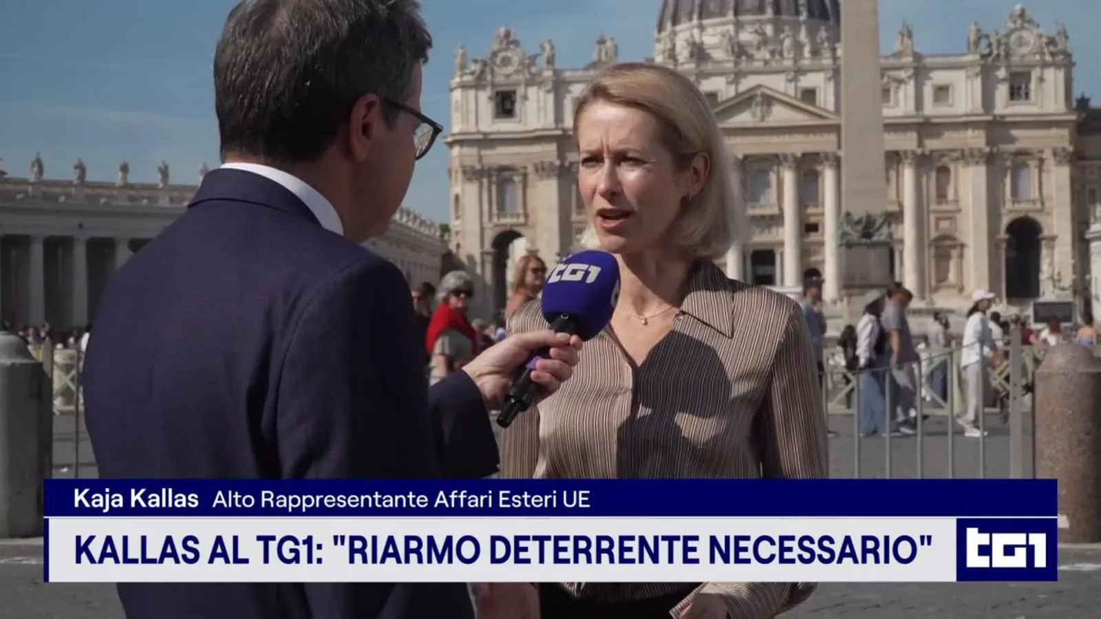 Kallas (Ue): "Il riarmo è deterrente necessario. Con Mosca non c'è spazio per un ingenuo pacifismo"