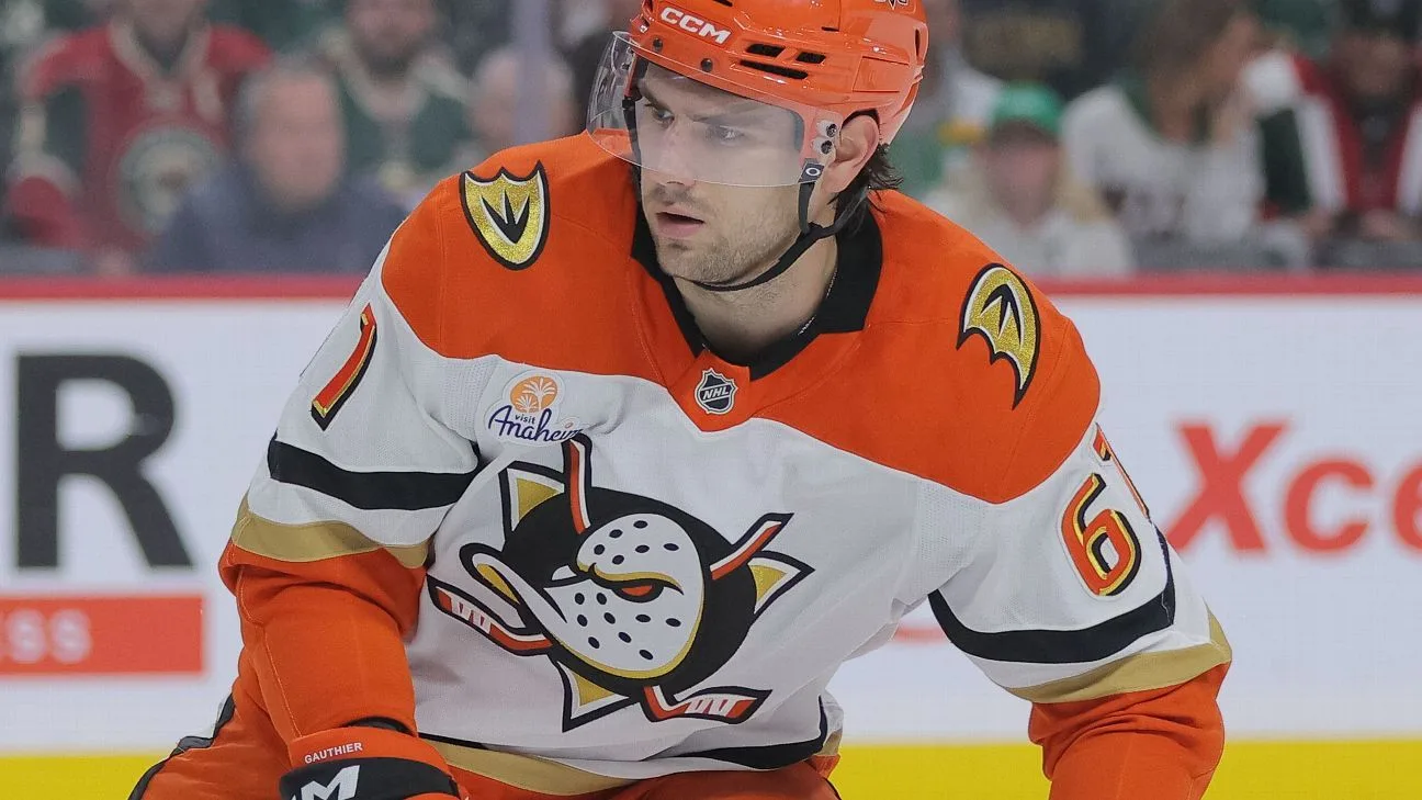 Ducks sign Gauthier for 6 years; deal worth $13.5M AAV, source says