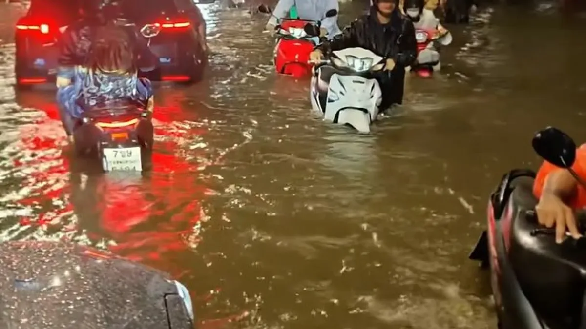 Bangkok declared disaster zone after heavy rains submerge roads