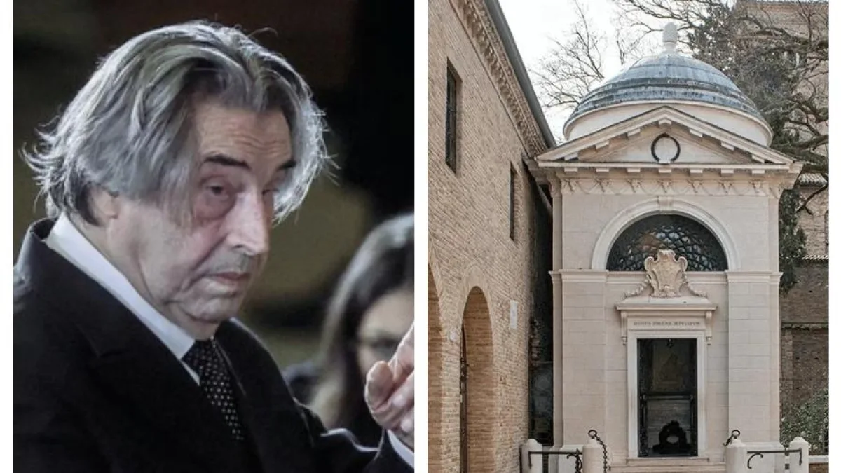 Il nuovo appello di Riccardo Muti dopo Villa Verdi: «La tomba di Dante va illuminata. E basta inglesismi»