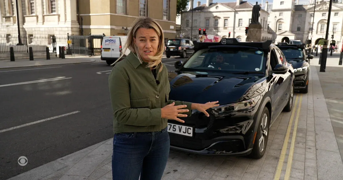 CBS reporter tests London's first self-driving taxis