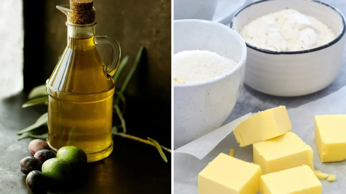 Olio extravergine al posto del burro: è davvero più leggero? Calorie, grassi e consistenza: cosa cambia nei dolci