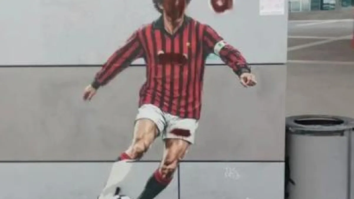 Milano, il murale di Franco Baresi torna davanti a Casa Milan dopo lo sfregio: sabato il nuovo omaggio