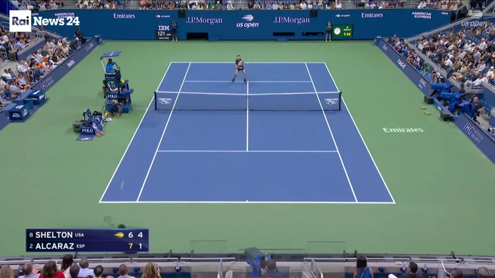 US Open, Shelton domina Alcaraz e sfida Tiafoe: è derby Usa in semifinale