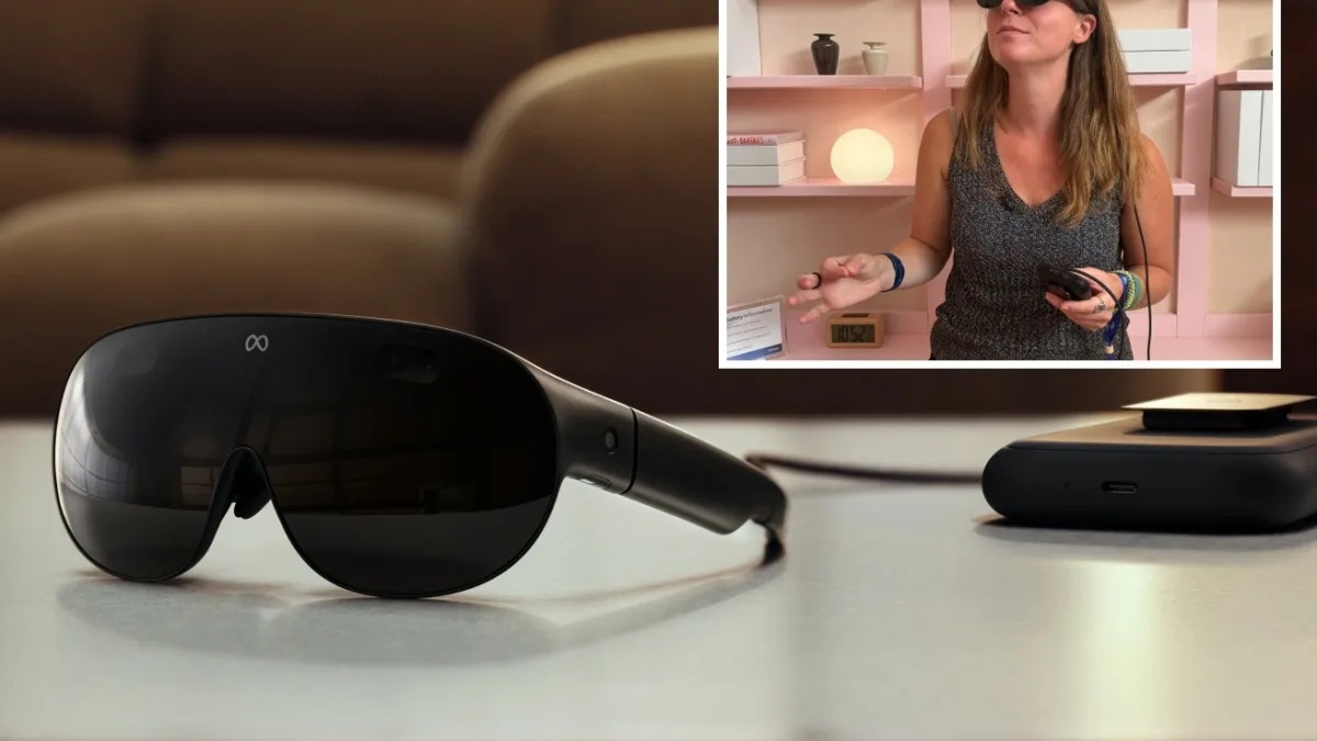 La prova dei Meta Vr Glasses, il visore per la realtà virtuale che sembra un paio di occhiali