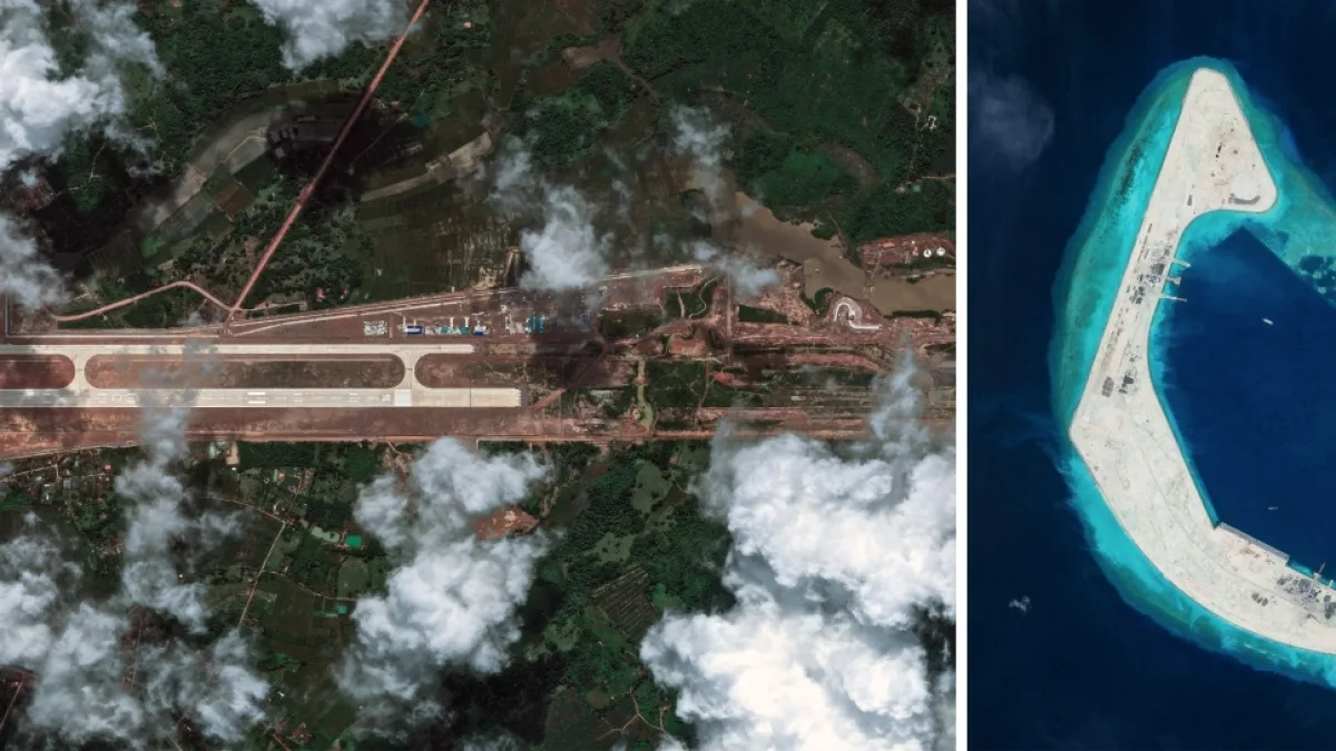 La Cina espande (in segreto) la sua presenza militare: la base aerea nel Laos e l’isola fortezza di Antelope «svelate» dalle foto satellitari