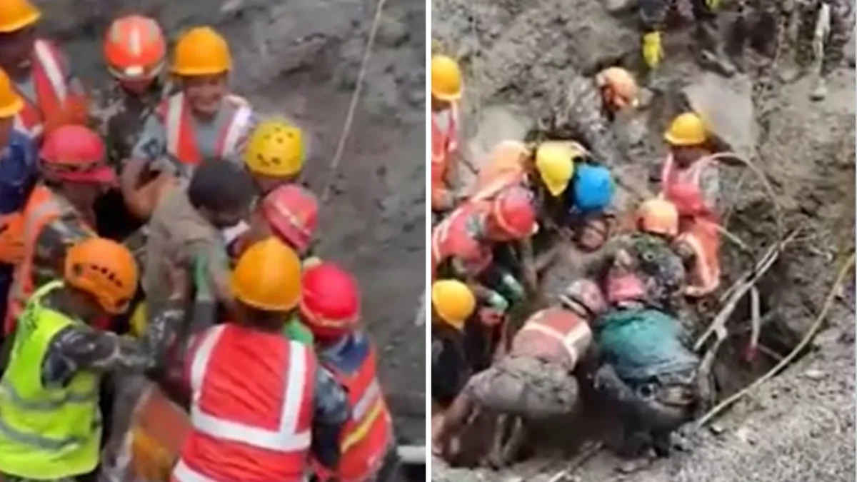 Due operai estratti vivi da un tunnel a 9 giorni dall'alluvione in Nepal