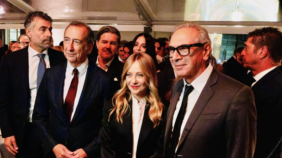 Meloni a Milano per il  gala della fashion week: «Grandi risultati dal comparto, giusto esserci»