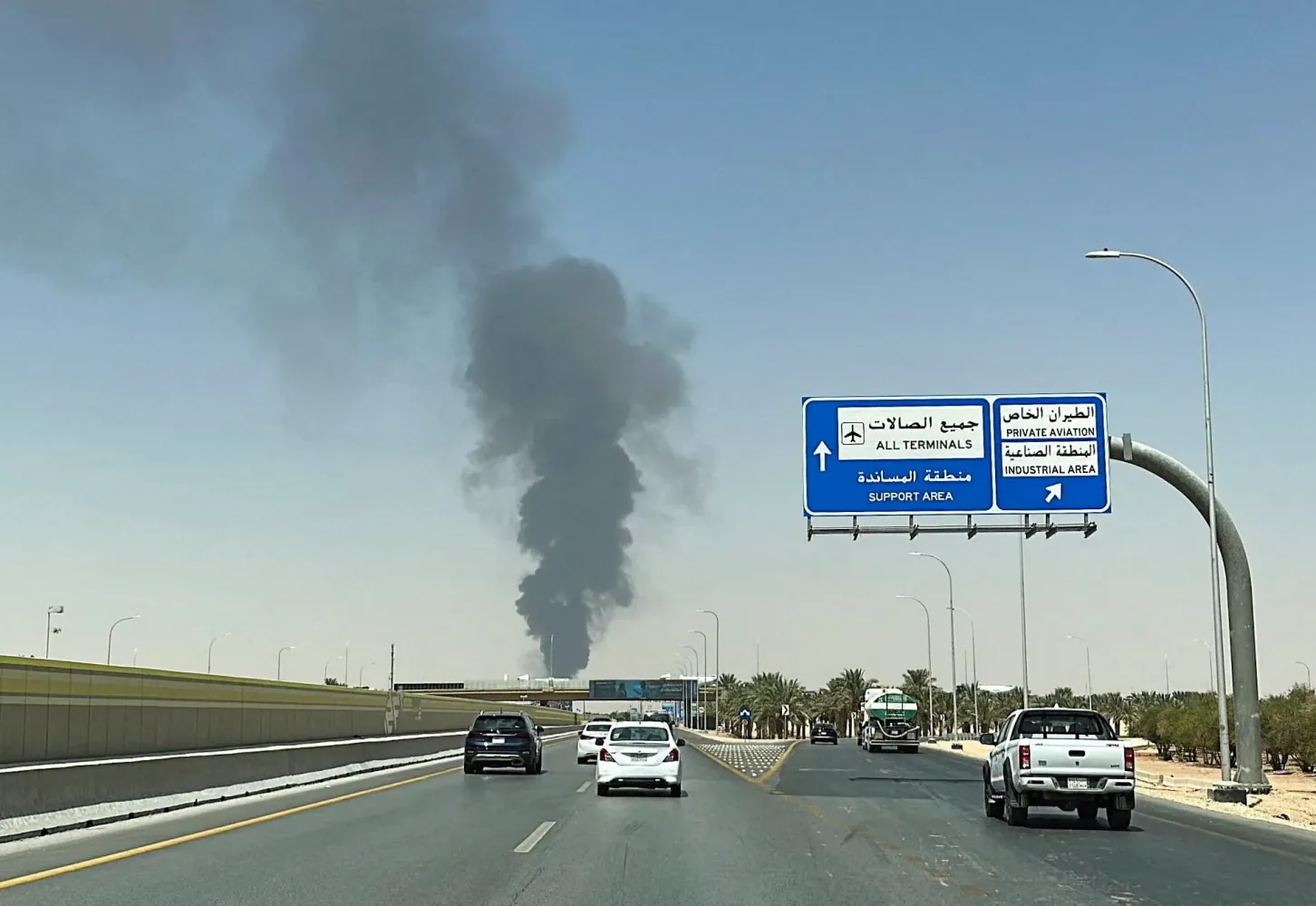 Saudi-led coalition says defences intercept Houthi missile fired at Riyadh