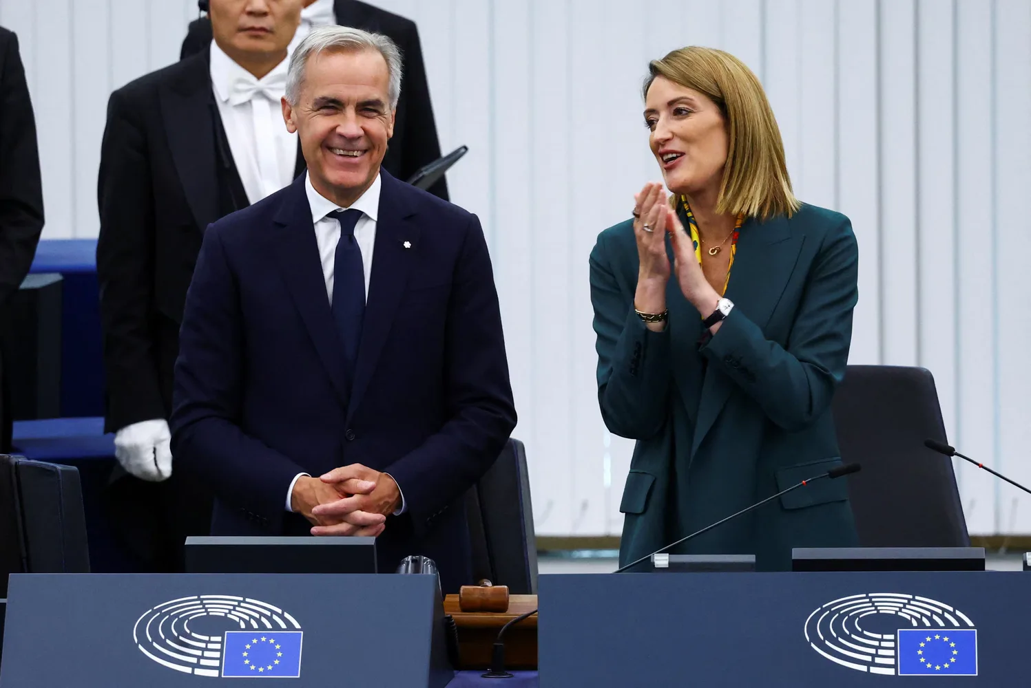 Mark Carney, tras las nuevas amenazas arancelarias de Trump: “Europa y Canadá son más fuertes juntos”
