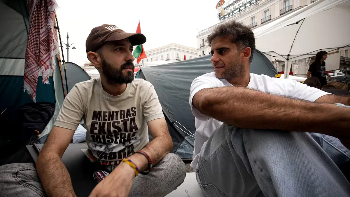 Crónica visual en la acampada de Sol por la vivienda: “Nos quedaremos lo que haga falta”